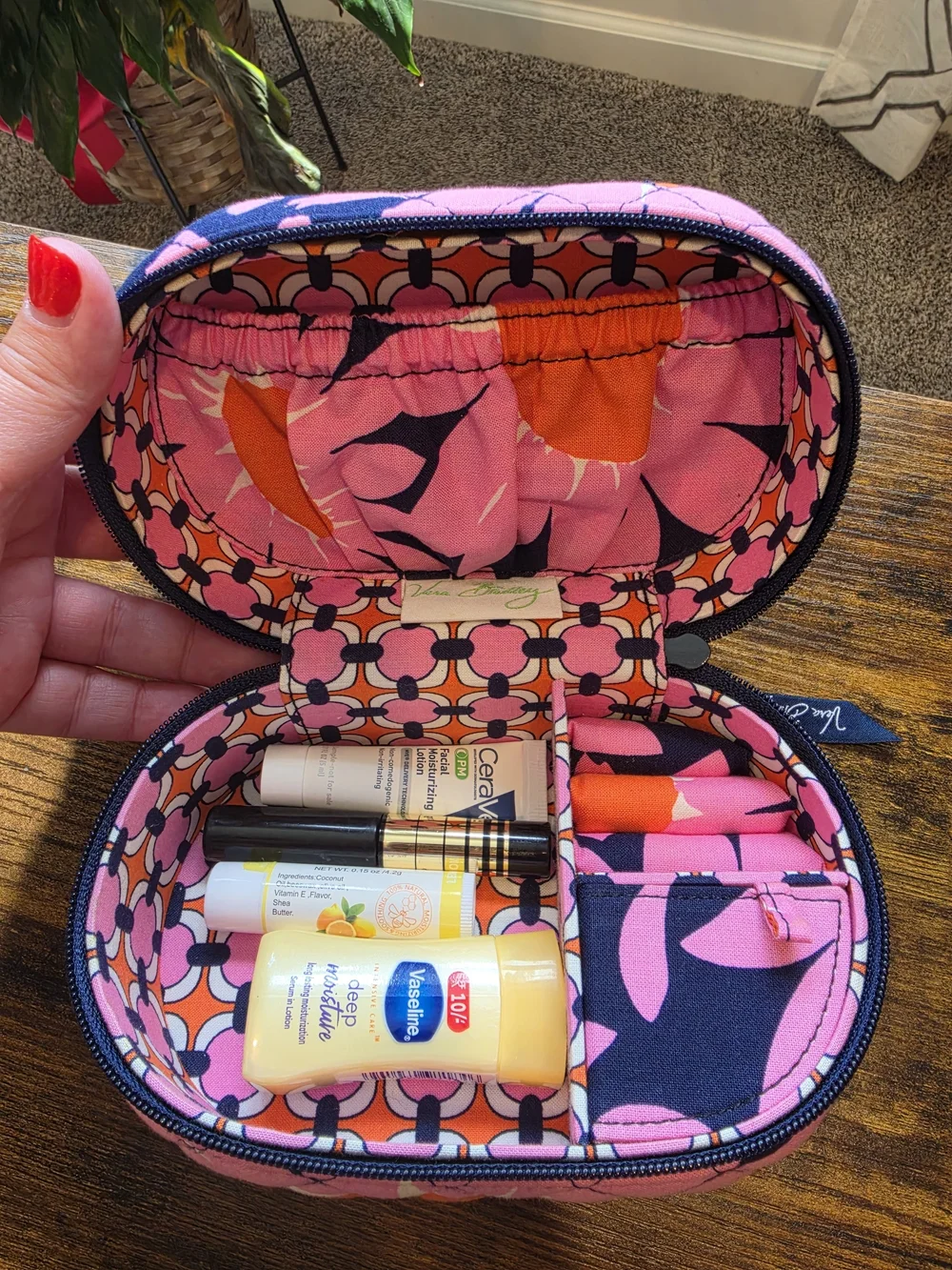 Vera Bradley compact pink